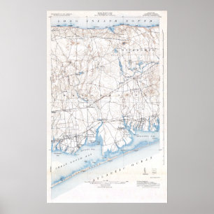 Vintage avfyrar den öBrookhaven Long Islandet Poster