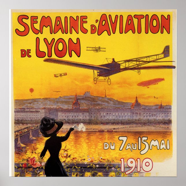 Vintage Aviation Poster (Framsidan)