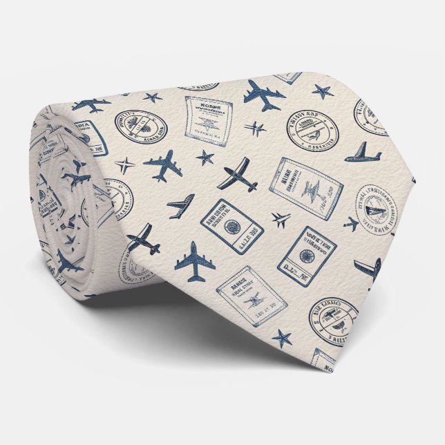 Vintage Aviation Resmönster Slips (Rullad)