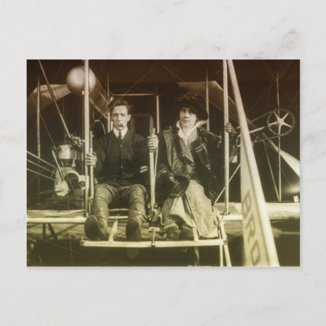 Vintage Aviation Vykort (Framsida)