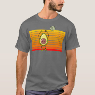 Vintage avocado volleyball 1 t shirt