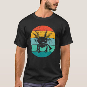 Vintage Axolotl Sunset Mexico Salamander Axolotl T Shirt