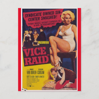 Vintage B-film Vykort