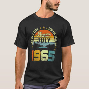 Vintage {B]födelsedagen Fantastisk sedan juli 1965 T Shirt