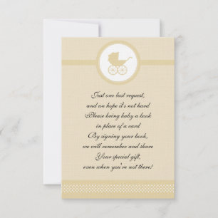 Vintage Baby Carriage Baby Shower Inbjudningar