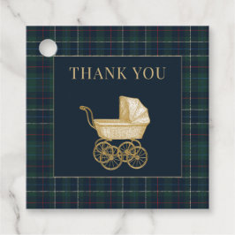 Vintage Baby Carriage Classic Baby Shower  Gåvor Etiketter