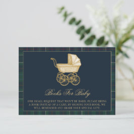 Vintage Baby Carriage Classic Baby Shower  Tilläggskort