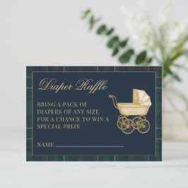 Vintage Baby Carriage Classic Baby Shower  Tilläggskort