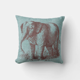 Vintage Baby Elephant Kudde