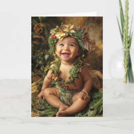 Vintage Baby julkort Kort