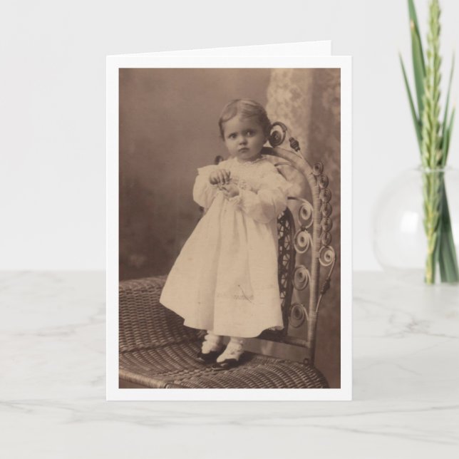 Vintage Baby Kort (Framsida)