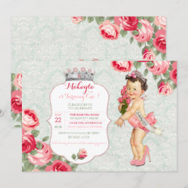 Vintage Baby Little Miss America Skönhetstävling P Inbjudningar