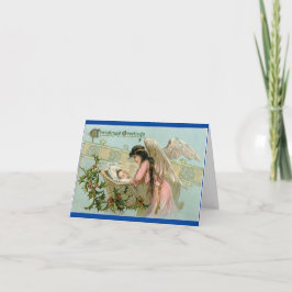 Vintage Baby med geljokort Helgkort