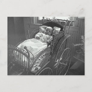 Vintage Baby och Barnvagn Vykort