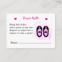 Vintage Baby Shower Baby Shower Diaper Raffle