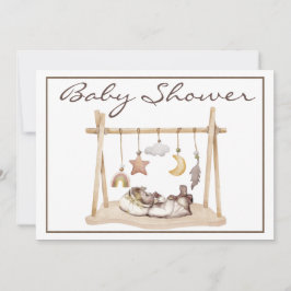 Vintage Baby Shower Inbjudan