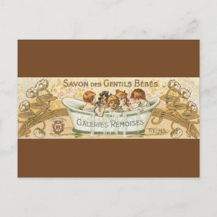 Vintage Baby Soap Ad Vykort