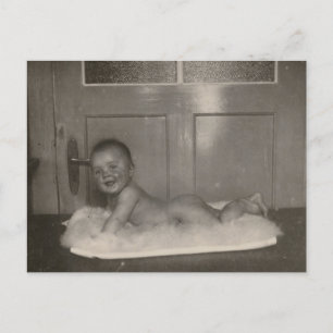 Vintage Baby Vykort