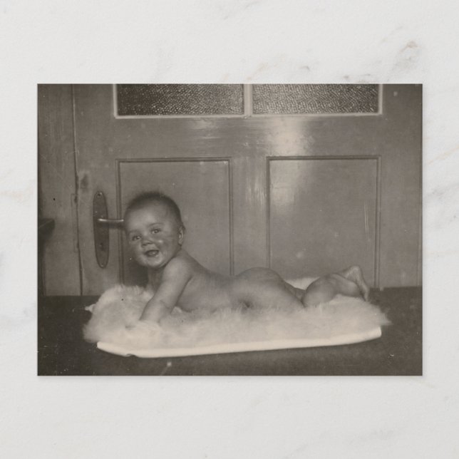 Vintage Baby Vykort (Framsida)