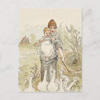 Vintage Baby Vykort