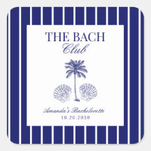 Vintage Bach Club Navy Strand Systerfest Favorit