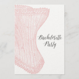 Vintage Bachelorette-partiets inbjudan