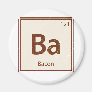 Vintage BACON Periodic Bord Magnet