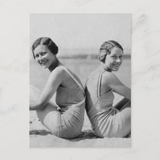 Vintage badare vykort