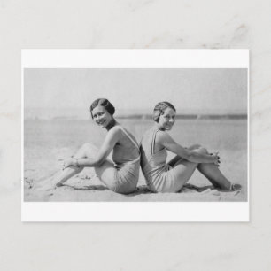 Vintage badare vykort
