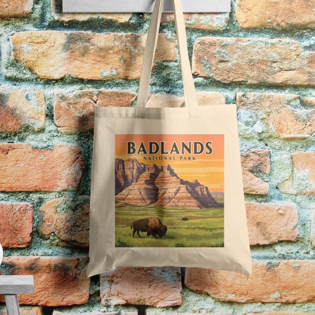 Vintage Badlands nationalpark Tygkasse (Skapare uppladdad)