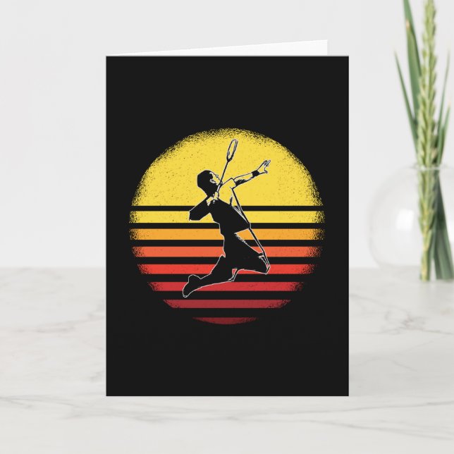 Vintage Badminton Kort (Framsida)