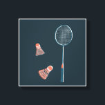 Vintage badminton print - hand plockade åt dig! canvastryck<br><div class="desc">Lägg till din egen text, ändra även bakgrunden färg. Markera utskriften som är storlek med hjälp av listrutan ovan och du kan klicka på knappen "Redigera design" för att anpassa teckningen så att den passar alla storleka pappra. Köp en enkel poster eller en helt inramad och matchad version! Tack för...</div>