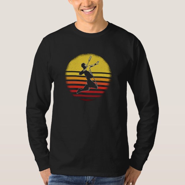 Vintage Badminton T Shirt (Framsida)