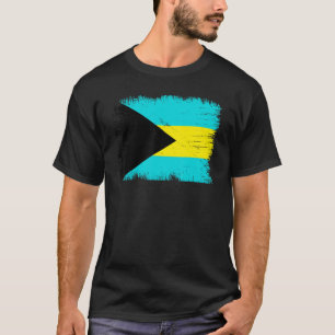 Vintage Bahamas Flagga Bahamian Independence day T Shirt