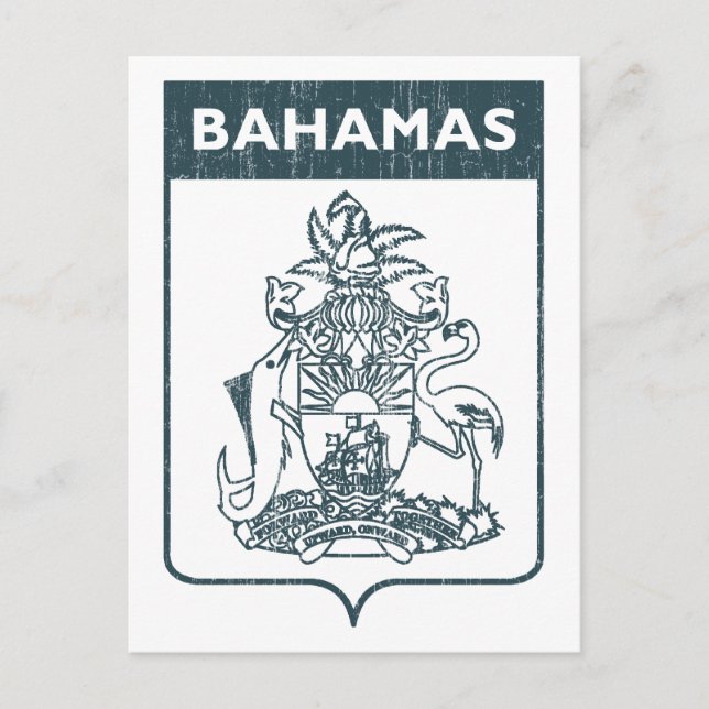 Vintage Bahamas Vykort (Framsida)