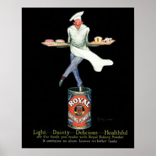 Vintage Baker Reklam Art Poster