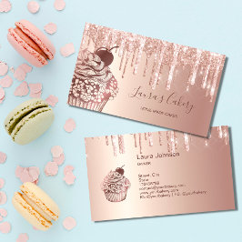 Vintage Bakery Cuptårta Chef Catering Sweets Pastr Visitkort
