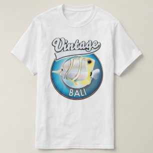 Vintage Bali retro logotyp T Shirt