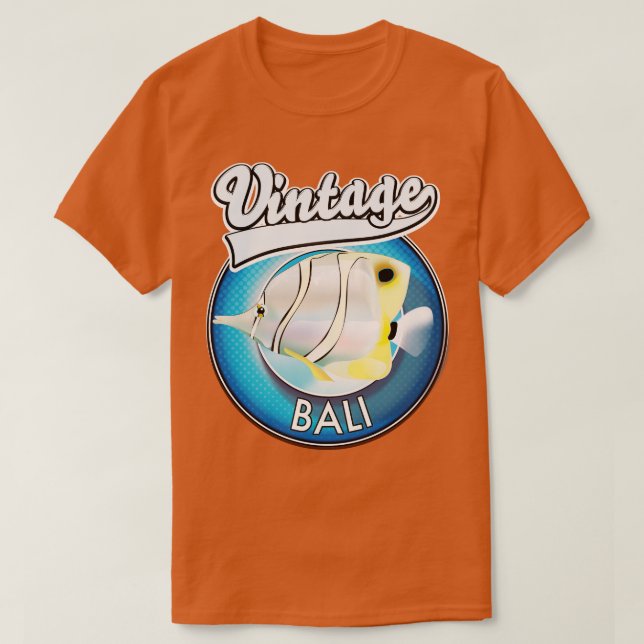 Vintage Bali-retro T Shirt (Design framsida)