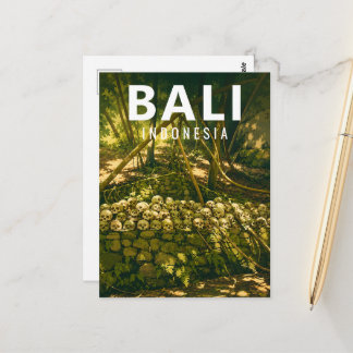 Vintage Bali vykort – Trunyan Dödsaskogen
