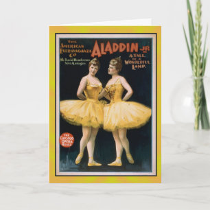 Vintage Ballerinas Notecards Kort