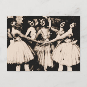Vintage Ballet vykort
