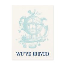 Vintage Balloon Flytta Meddelande