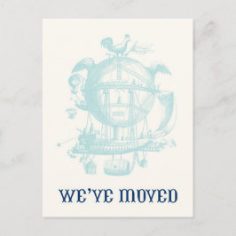 Vintage Balloon Flytta Meddelande