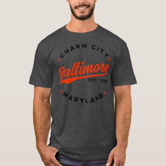 Vintage Baltimore Charm City Maryland USA 1 T Shirt