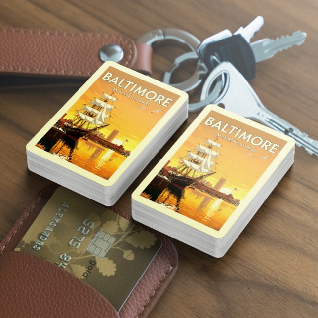 Vintage Baltimore Maryland Casinokort (Skapare uppladdad)