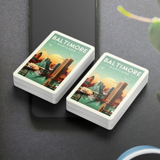 Vintage Baltimore Maryland Casinokort (Skapare uppladdad)