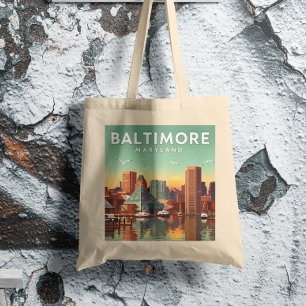 Vintage Baltimore Maryland Tygkasse