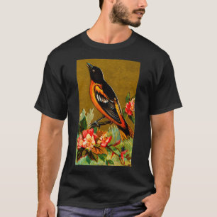 Vintage Baltimore Oriole Fågelskådning Bird T Shirt