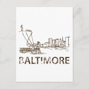 Vintage Baltimore Vykort